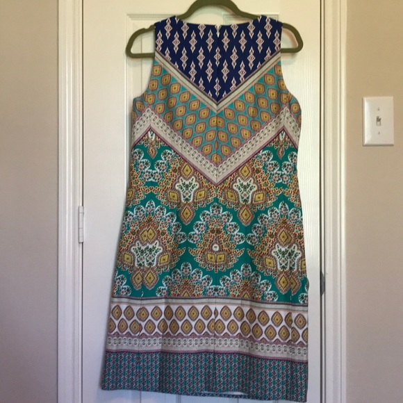 NWT Nine West Aruba/Canary Multi Dress - Picture 3 of 8